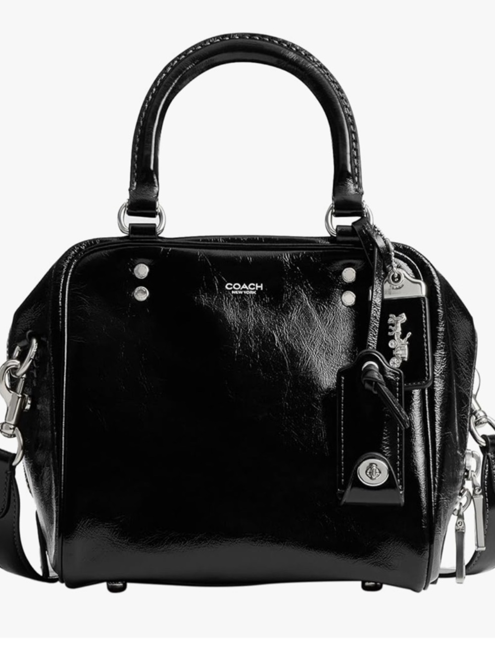 SOLD: Coach Rogue Cube 20 Glazed Leather